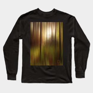 Hazy Late Afternoon in the Summer Woods Long Sleeve T-Shirt